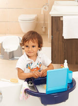 Kam en borstel Rotho Babydesign, natuurlijke haren, vanaf 0 maanden, TOP/Bella Bambina, Babybleu Perl (lichtblauw), 20059010301 Kinderen - Bad en Verzorging Naty Shop