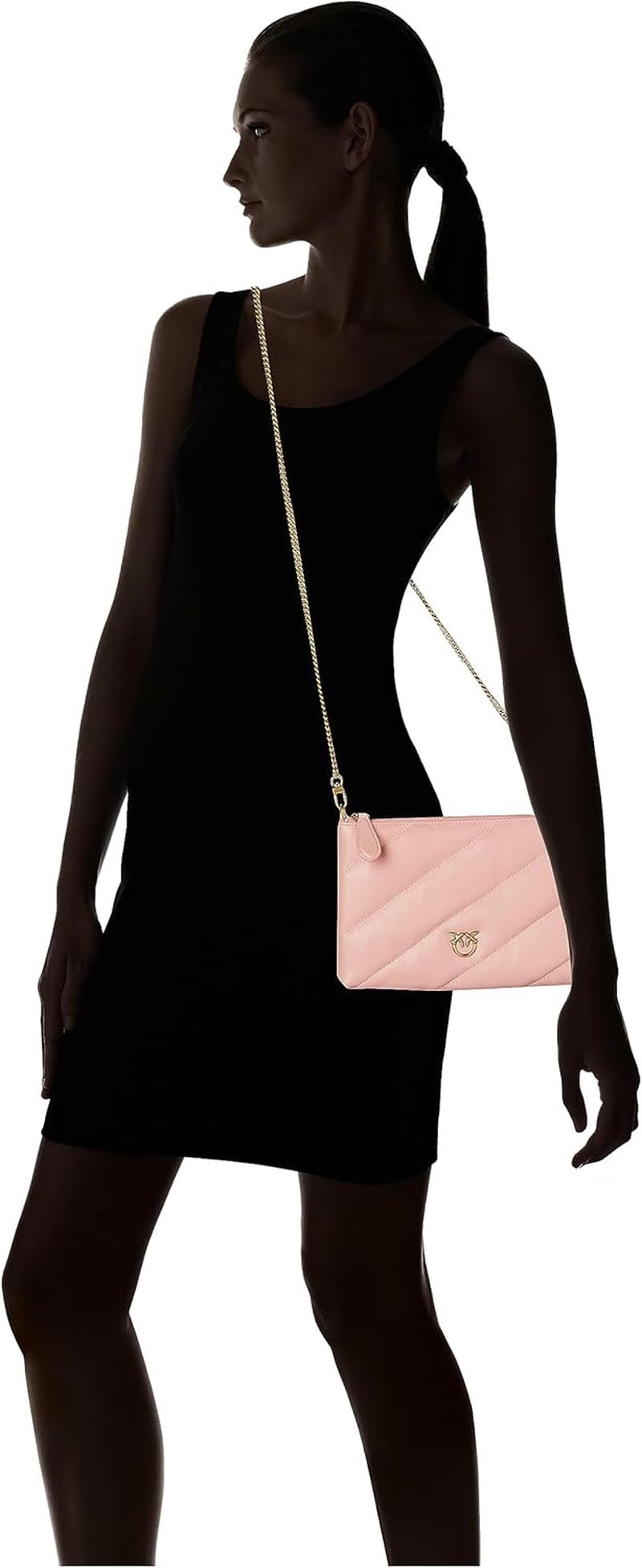Pinko dames plat tasje schapennappa FLACHTASCHE SCHAFNAPPA damestassen Naty Shop
