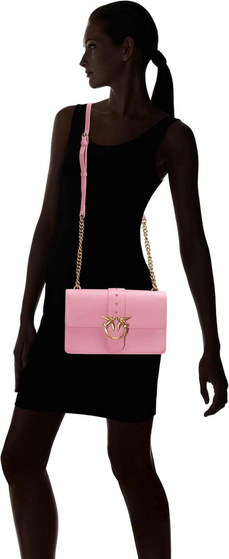 Pinko Ladies Love One Classic Cl Kalf Zijden Tas Damestassen Naty Shop