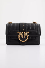 Pinko Ladies Love One Mini Cl Enkelzijdige quilttas van schapennappalijn Damestassen Naty Shop
