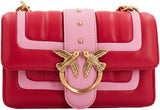 Pinko Ladies Love One Mini Cl Enkelzijdig Schapennappalijn Quilttas Damestassen Naty Shop Rn4Q_red/pink-antiek goud