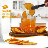 Verse gevriesdroogde sinaasappelen in halve plakjes - koude gedroogde sinaasappelen voor professionele cocktails vers gevriesdroogd fruit gedroogd fruit voor cocktails - 1 liter verpakking ca. 70 Naty Shop gedehydrateerde producten