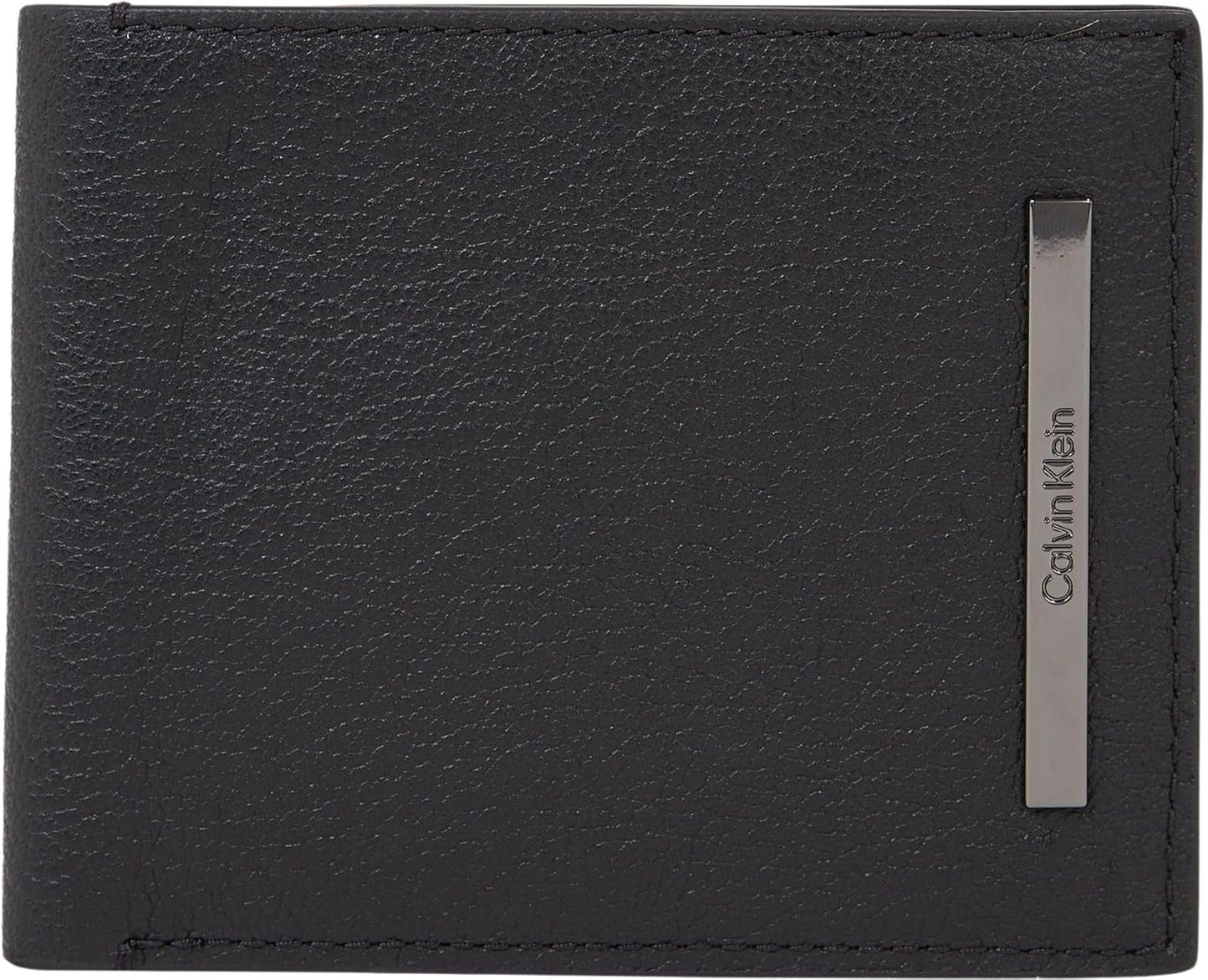 Herenportemonnee Calvin Klein Modern Bar Bifold Leer, Zwart (Ck Black), Onesize Herenportemonnee Naty Shop Standaardtitel