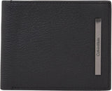Herenportemonnee Calvin Klein Modern Bar Bifold Leer, Zwart (Ck Black), Onesize Herenportemonnee Naty Shop Standaardtitel