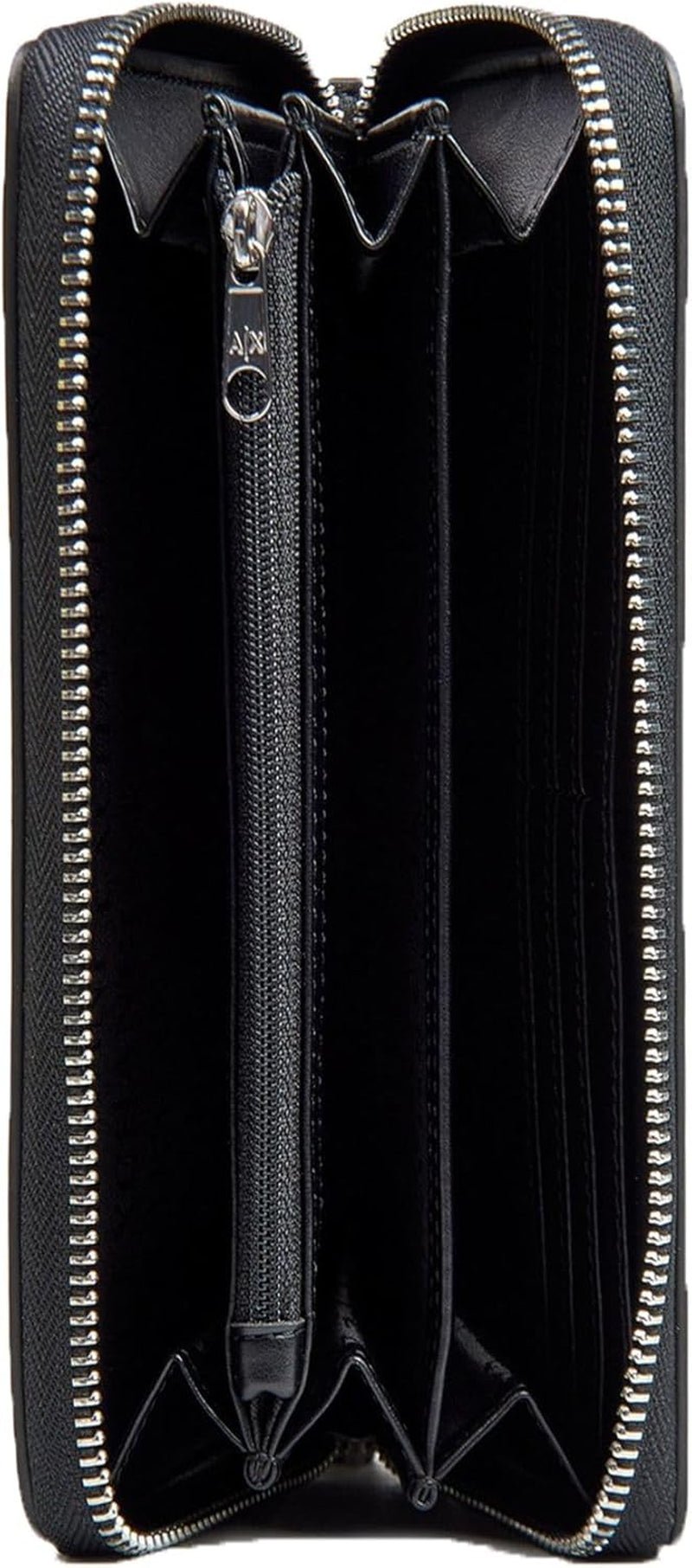Armani Exchange Melrose-dubbelgevouwen damesportemonnee met reliëflogo Naty Shop herenportemonnee