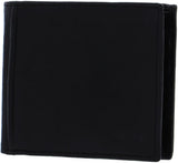 Fossil Heren Ingram Leren Bifold Portemonnee 11,43 cm L x 1,905 cm B x 8,89 cm H Herenportemonnee Naty Shop Zwart