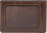 Fossil Andrew lederen tweevoudige portemonnee voor heren, 11,5 cm L x 1,9 cm B x 7,7 cm H Portemonnee voor heren Naty Shop