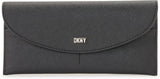 DKNY Phoenix Flap Wallet Dames Naty Shop Portemonnee Zwart/Zilver One Size Fits All