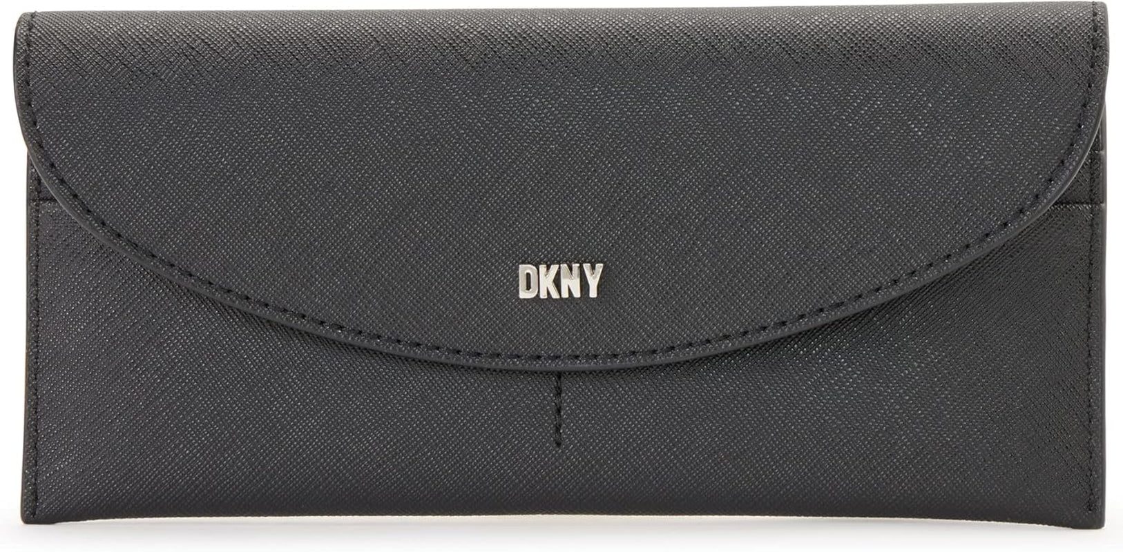 DKNY Phoenix Flap Wallet Dames Naty Shop Portemonnee Zwart/Zilver One Size Fits All