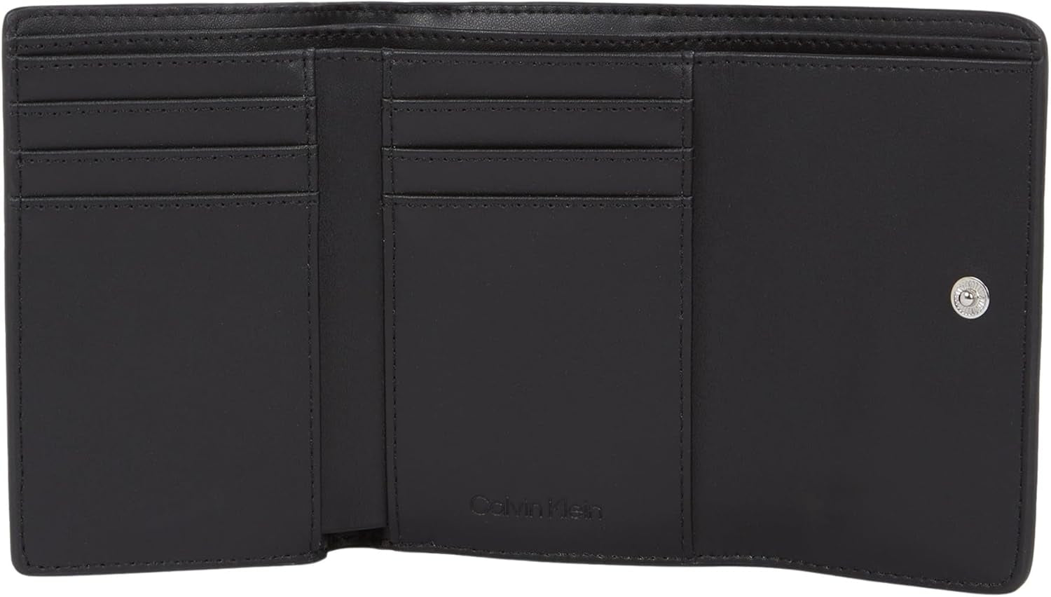 Damesportemonnee Calvin Klein Must Small Trifold Mono Klein, zwart (Black Mono), one size Damesportemonnee Naty Shop
