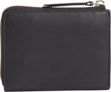 Damesportemonnee Tommy Hilfiger HILFIGER LEATHER MED ZA, zwart (zwart), OS Damesportemonnee Naty Shop