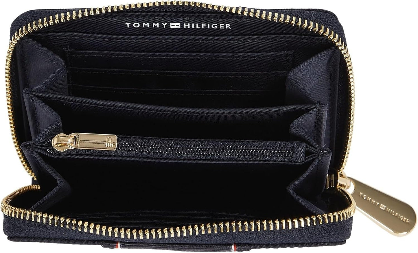 Tommy Hilfiger Poppy Klein damesportemonnee, blauw (Space Blue Corp), één maat Naty Shop damesportemonnee
