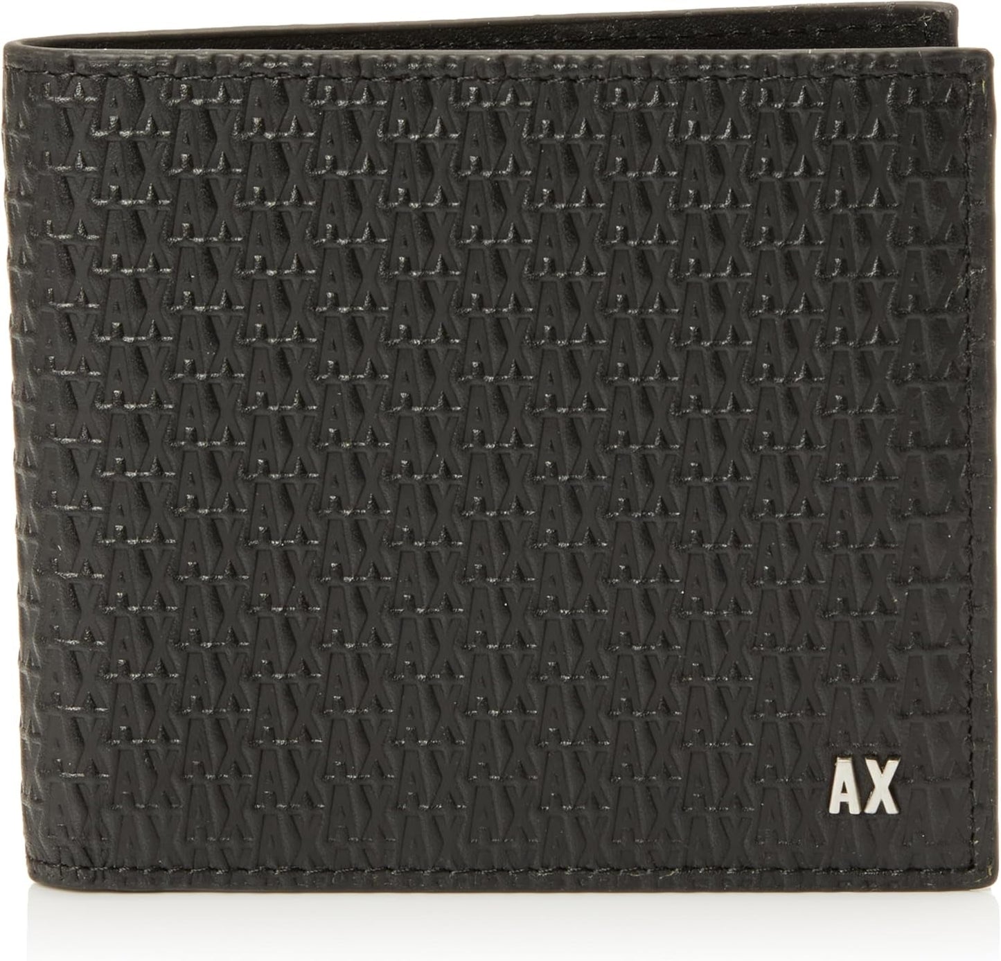 Elba, Essential, mini-metalen logo gevouwen portemonnee voor heren Armani Exchange herenportemonnee Naty Shop standaardtitel