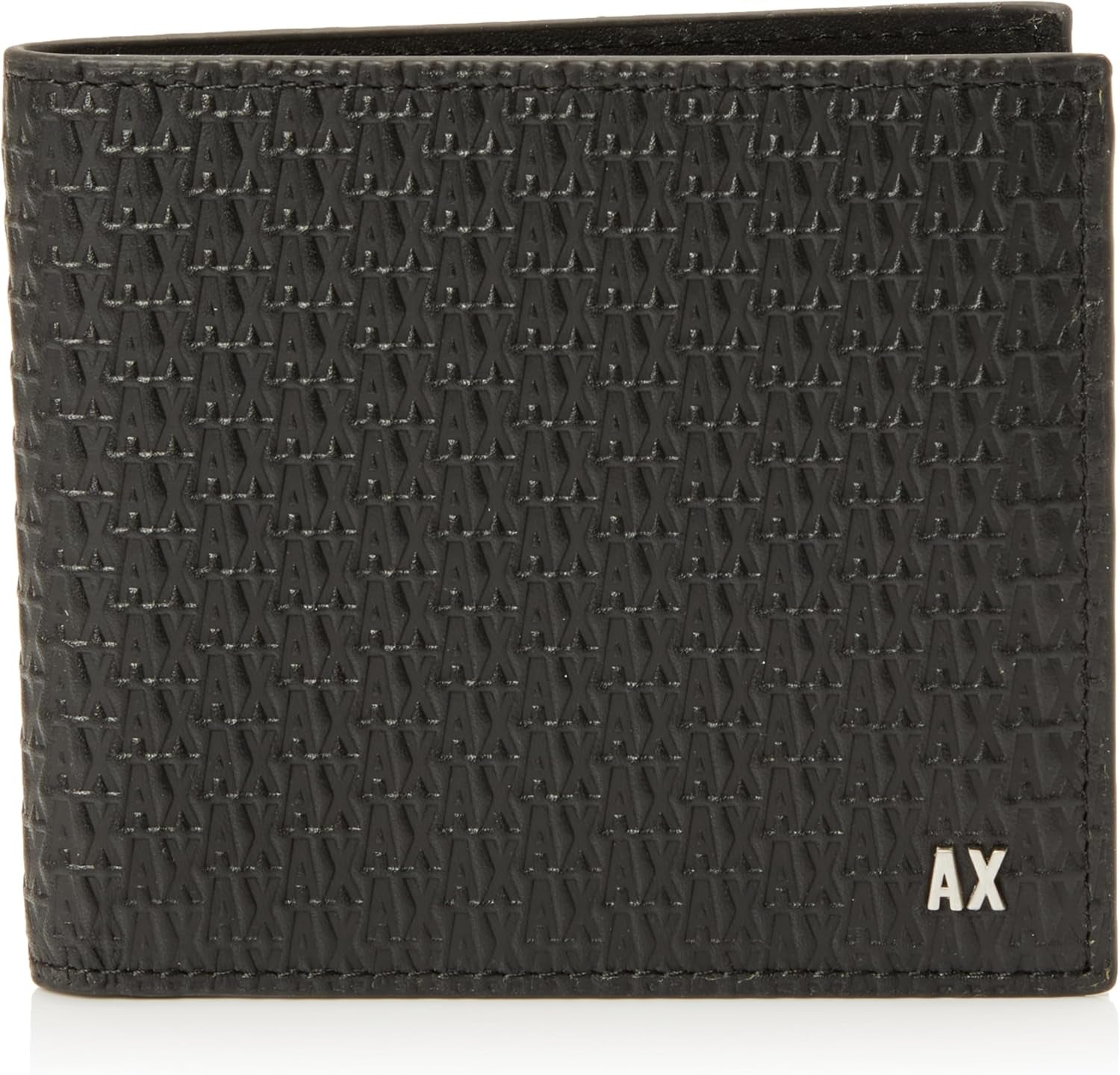 Elba, Essential, mini-metalen logo gevouwen portemonnee voor heren Armani Exchange herenportemonnee Naty Shop standaardtitel
