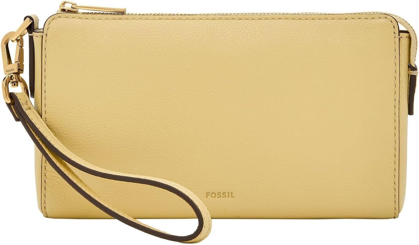 Fossil portemonnee in leer of polyester voor dames Dames portemonnee Naty Shop Wit crème