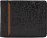 Fossil Huntington Bi-Fold Herenportemonnee Naty Shop Herenportemonnee Zwart S