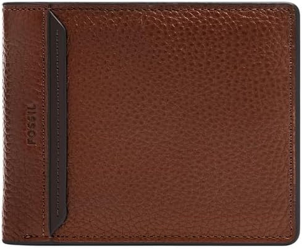 Fossil Huntington Bi-Fold herenportemonnee Naty Shop herenportemonnee bruin S