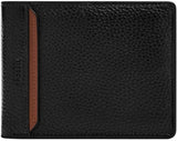 Fossil Huntington Bi-Fold Herenportemonnee Naty Shop Herenportemonnee Zwart S