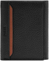 Fossil Huntington Tri-Fold herenportemonnee Naty Shop herenportemonnee zwart S