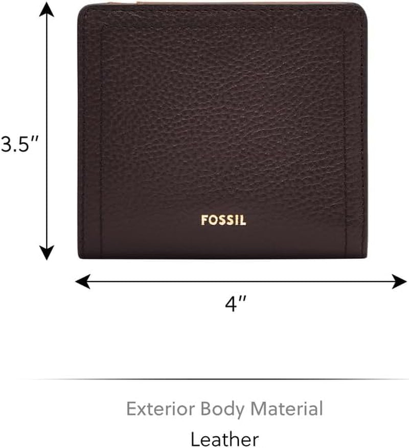 Fossil Logan tweevoudige portemonnee voor dames, bruin Naty Shop damesportemonnee