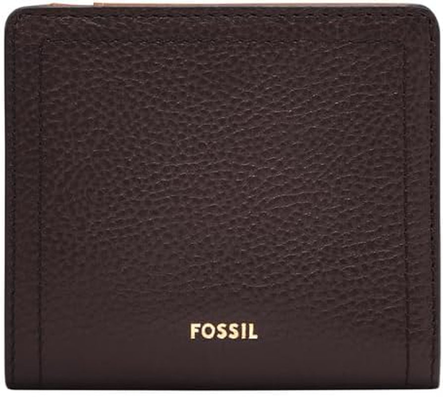 Fossil Logan tweevoudige portemonnee voor dames, bruin Naty Shop damesportemonnee Standaard titel