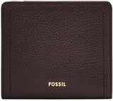 Fossil Logan tweevoudige portemonnee voor dames, bruin Naty Shop damesportemonnee Standaard titel