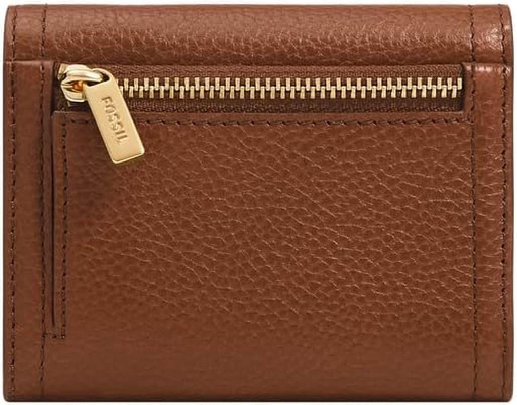 Fossil Logan drievoudige portemonnee voor dames, bruin Naty Shop damesportemonnee
