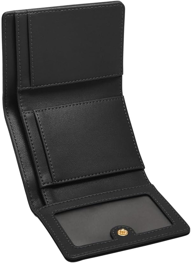 Fossil Logan drievoudige portemonnee voor dames, zwart Naty Shop damesportemonnee