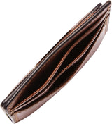 Fossil Andrew-portemonnee voor heren, cognac lederen portemonnee 7,2 cm L x 0,5 cm B x 10 cm H ML4173222 Herenportemonnee Naty Shop