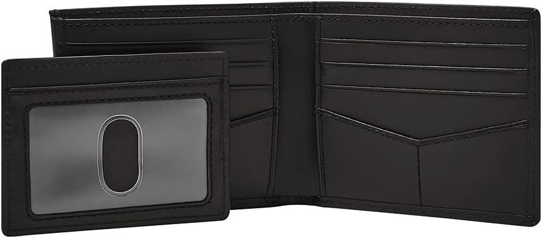 Fossil Herenportemonnee - Derrick RFID Leer Glijdend 2 in 1, ML3685001 - 10,9 cm L x 1,27 cm B x 8,9 cm H Herenportemonnee Naty Shop
