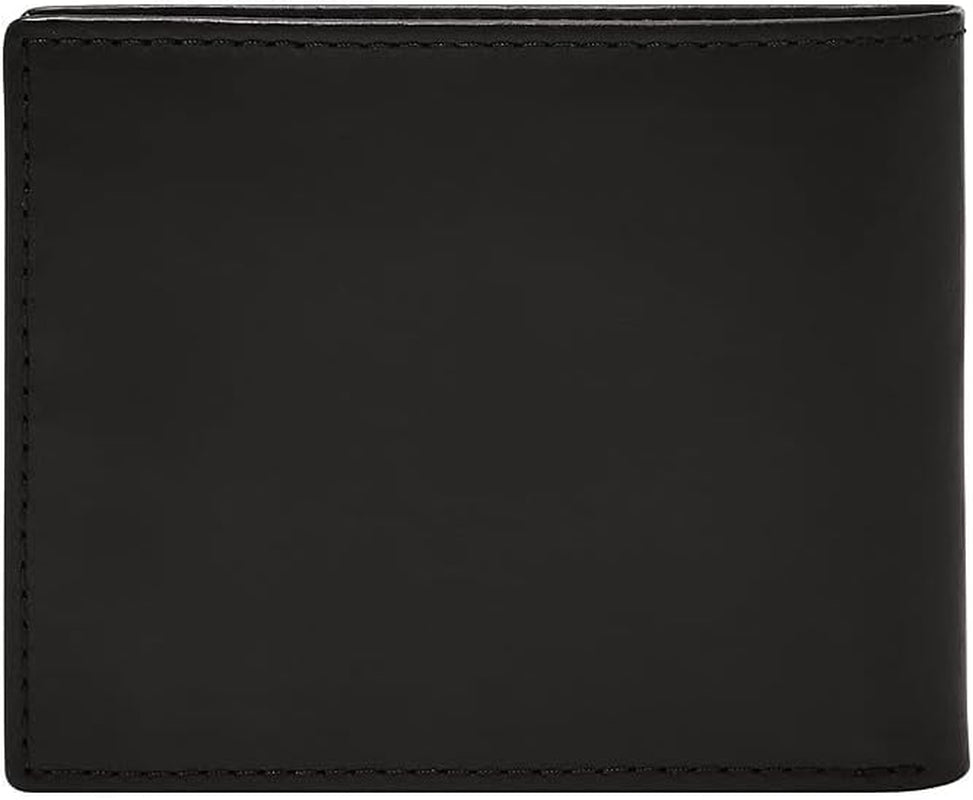 Fossil Herenportemonnee - Derrick RFID Leren Bifold met Flip ID, ML3681001 - 10,9 cm L x 1,27 cm B x 8,9 cm H Herenportemonnee Naty Shop
