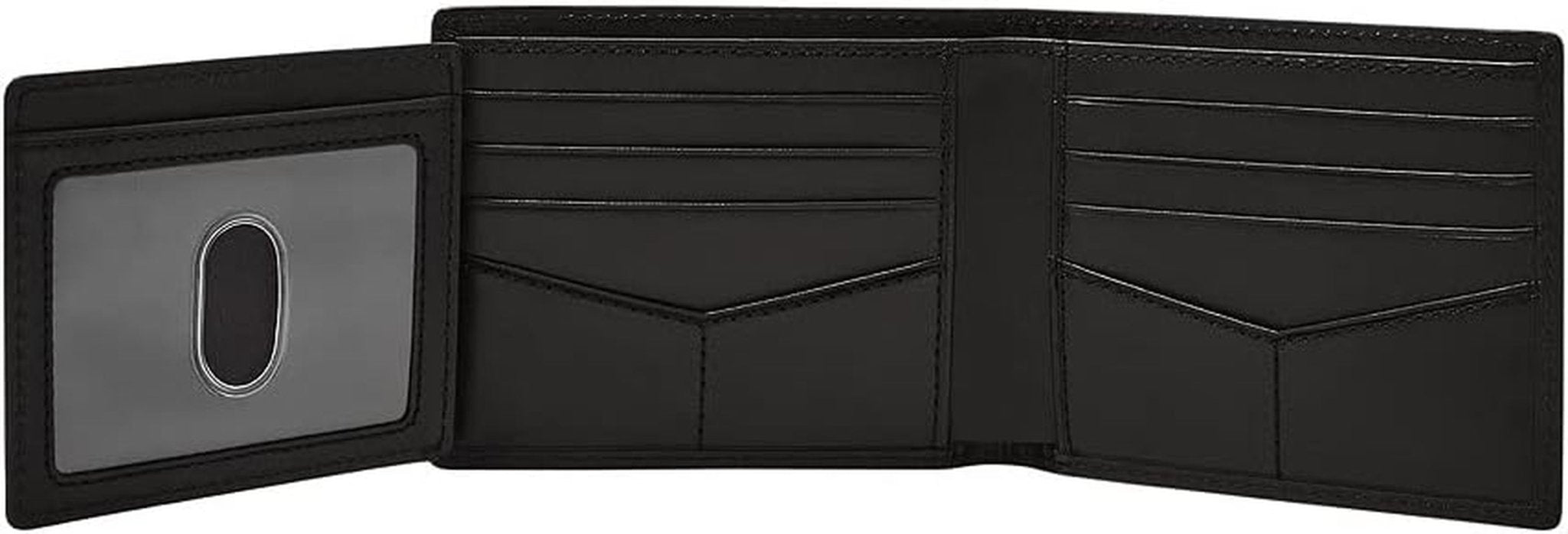 Fossil Herenportemonnee - Derrick RFID Leren Bifold met Flip ID, ML3681001 - 10,9 cm L x 1,27 cm B x 8,9 cm H Herenportemonnee Naty Shop