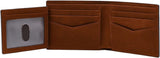 Fossil Everett-portemonnee voor heren, middenbruin tweevoudig leer 11,5 cm L x 2,5 cm B x 8,9 cm H ML4397210 Herenportemonnee Naty Shop
