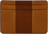 Fossil Everett-portemonnee voor heren, leer/PVC, middelbruin, kaarthouders, 10,2 cm L x 0,6 cm B x 7,0 cm H ML4398210 Naty Shop herenportemonnee bruin