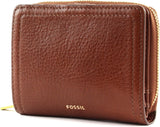 Fossil Logan multifunctionele bruine leren portemonnee voor dames, 11,1 cm L x 2,5 cm B x 8,9 cm H SL7923200 Naty Shop damesportemonnee Standaardtitel