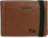 Pepe Jeans jasje portemonnee met elastische band, one size Heren portemonnee Naty Shop Bruin