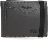 Pepe Jeans jasportemonnee met elastische band, one size Herenportemonnee Naty Shop Grijs