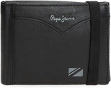 Pepe Jeans jasje portemonnee met elastische band, one size Heren portemonnee Naty Shop Zwart