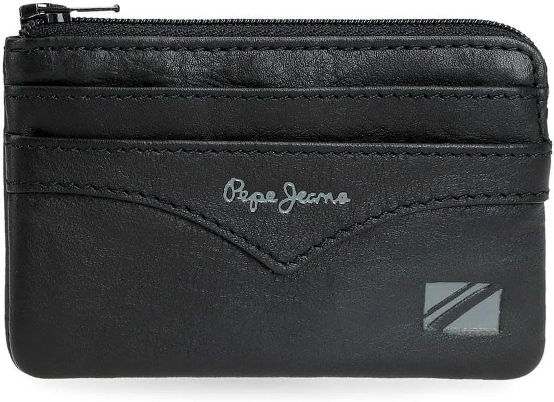 Pepe Jeans jasportemonnee, one size Herenportemonnee Naty Shop Zwart