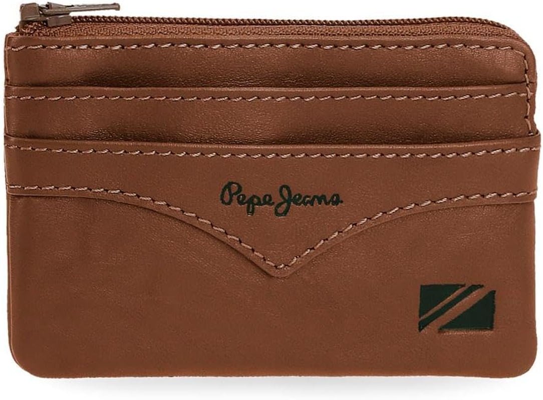 Pepe Jeans jasportemonnee, one size Herenportemonnee Naty Shop Bruin