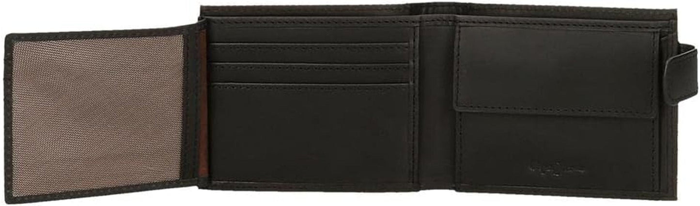 Pepe Jeans Hilltop horizontale portemonnee met kliksluiting, unieke heren portemonnee van Naty Shop