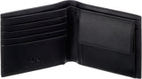 Armani Exchange Essential-portemonnee voor heren, eenvoudige logoprint, zwarte herenportemonnee Naty Shop