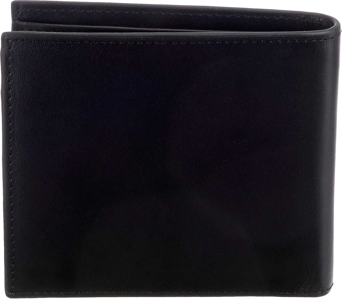 Armani Exchange Essential-portemonnee voor heren, eenvoudige logoprint, zwarte herenportemonnee Naty Shop
