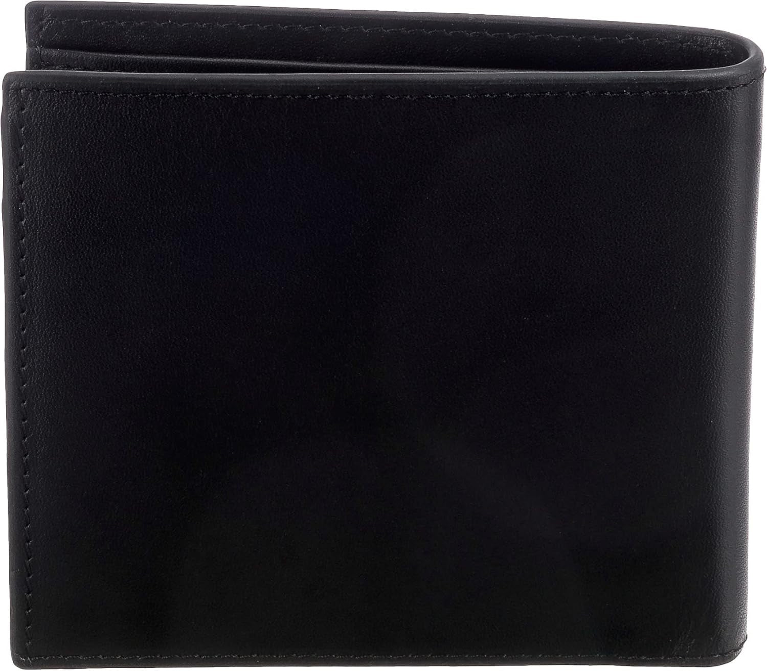 Armani Exchange Essential-portemonnee voor heren, eenvoudige logoprint, zwarte herenportemonnee Naty Shop