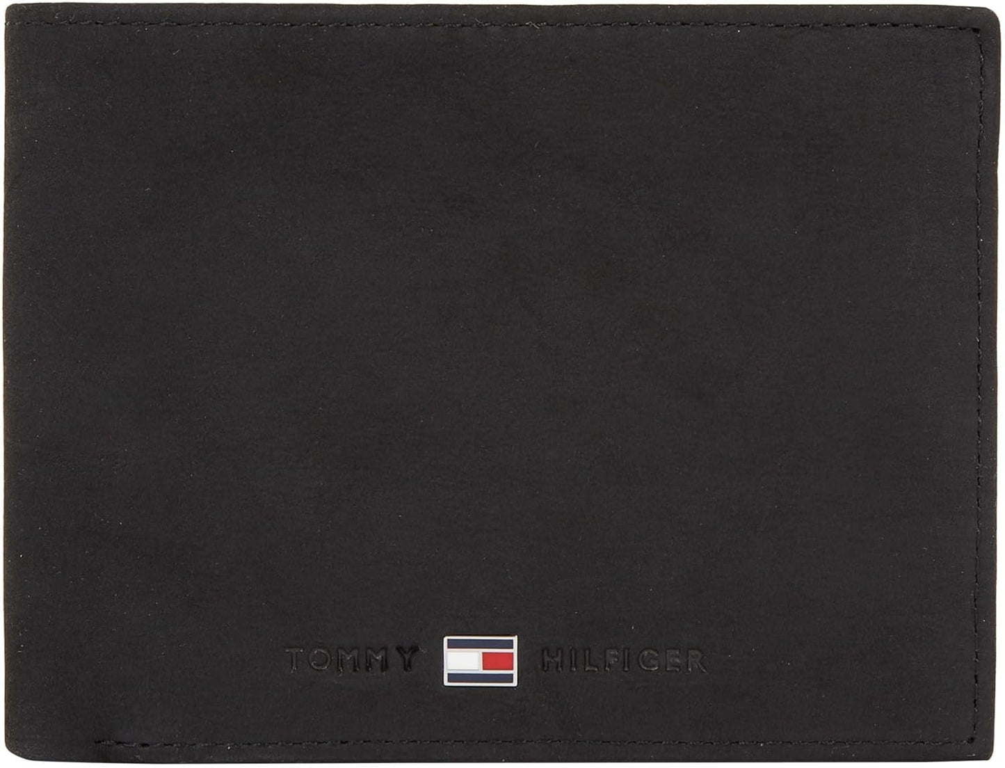 Tommy Hilfiger Johnson Herenportemonnee met muntzakje Naty Shop Herenportemonnee Zwart
