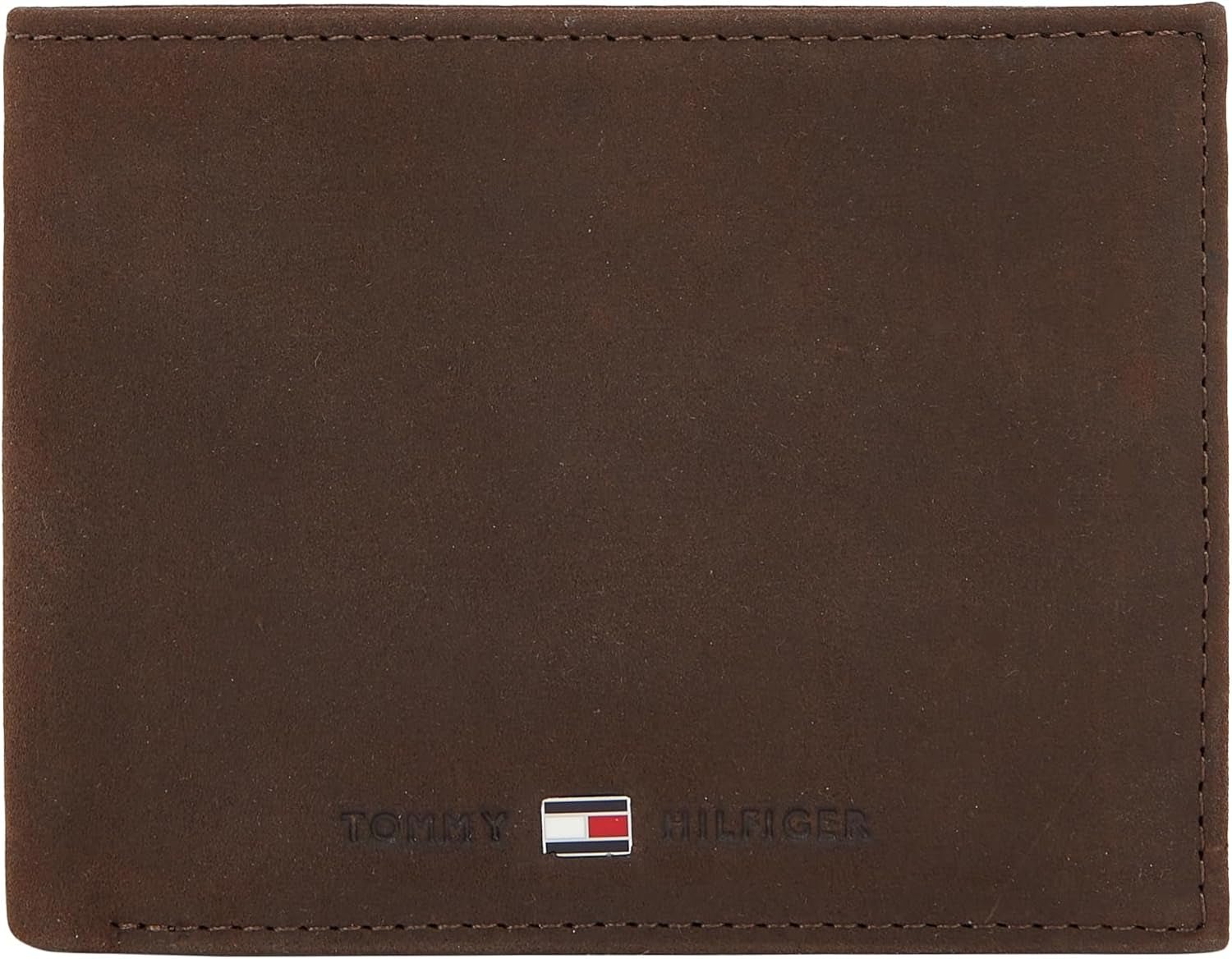 Tommy Hilfiger Johnson Herenportemonnee met muntzakje Herenportemonnee Naty Shop Bruin