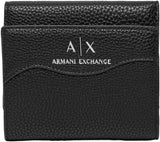Armani Exchange Wave-dubbelgevouwen damesportemonnee, zwart Naty Shop damesportemonnee Standaardtitel