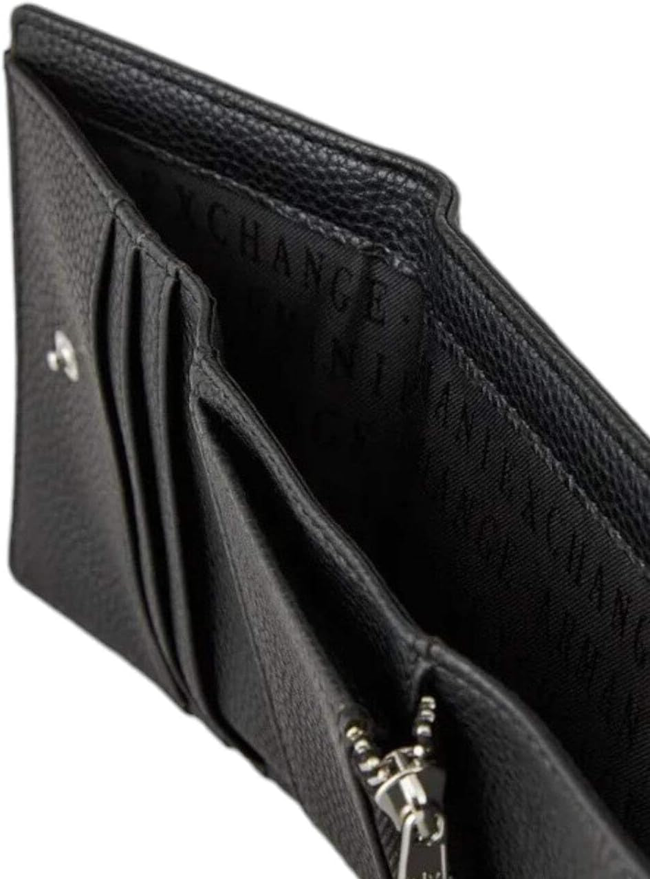 Armani Exchange Wave Bi-Fold damesportemonnee, zwart Naty Shop damesportemonnee
