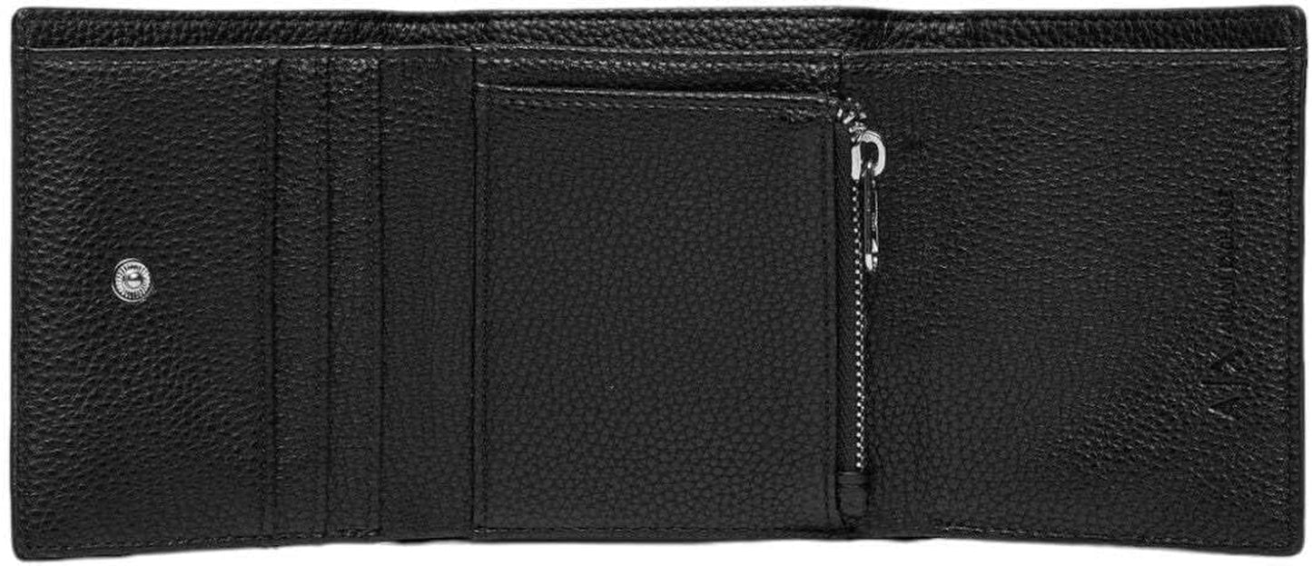 Armani Exchange Wave Bi-Fold damesportemonnee, zwart Naty Shop damesportemonnee