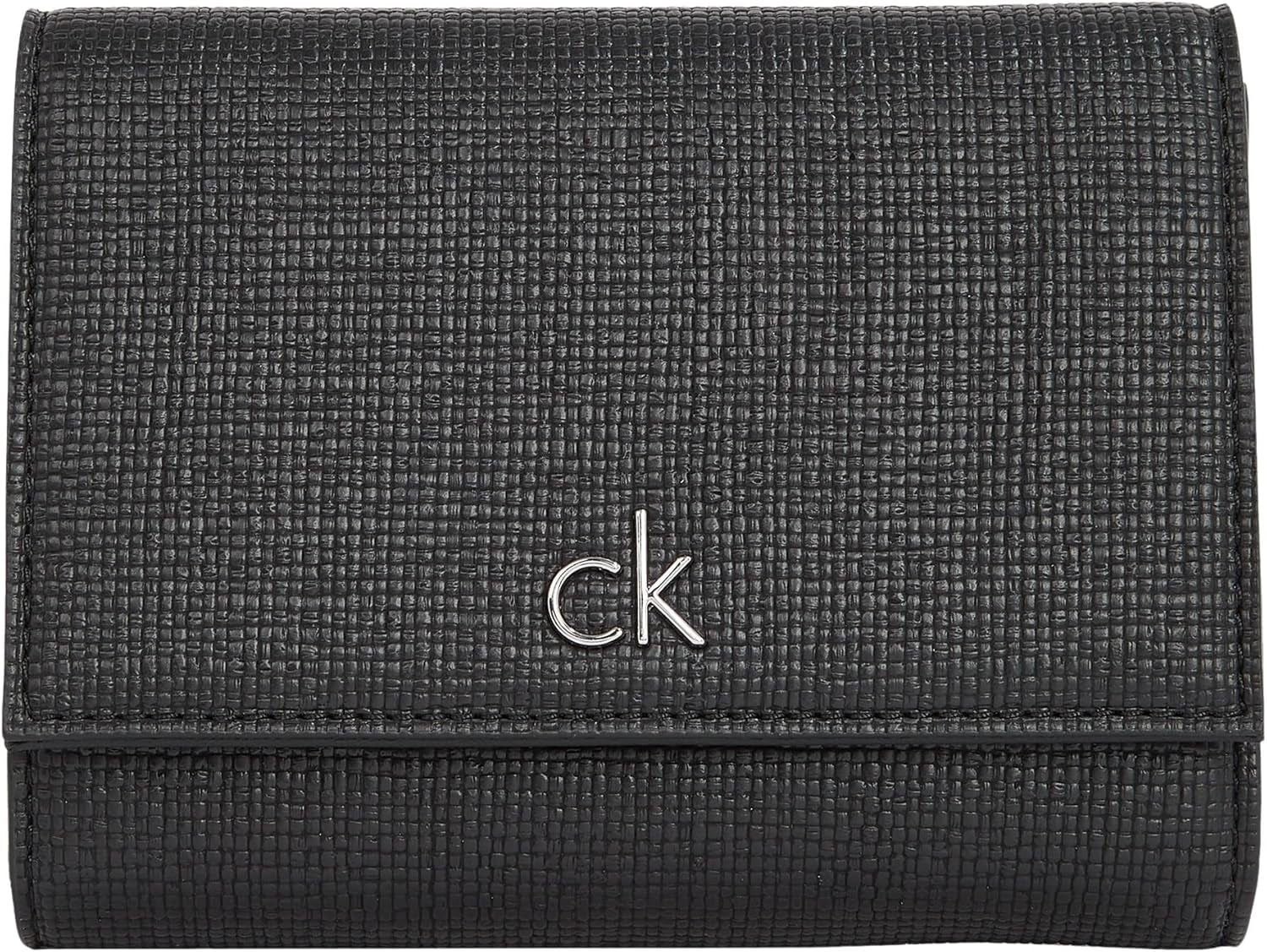 Calvin Klein Daily Medium Trifold Klein-portemonnee voor dames, zwart (Ck Black), levensgrote damesportemonnee Naty Shop standaardtitel